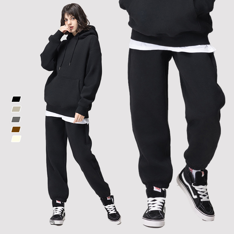 Display of Black unisex sweatpants