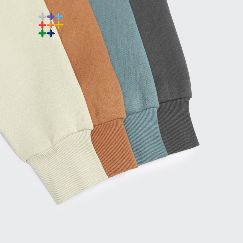 Unisex Sweatshirt Sleeve Detail Display