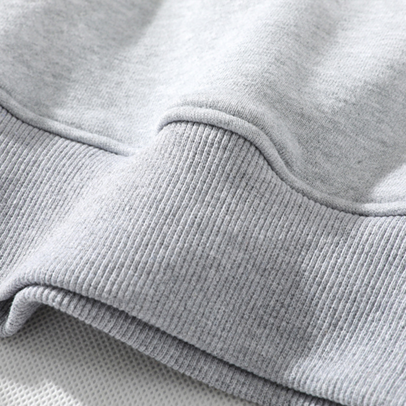 Details of men's sweater hem