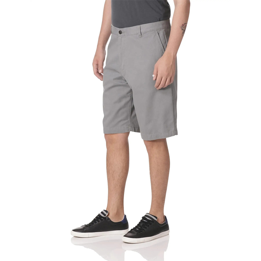 Front view of men's gray casual pants