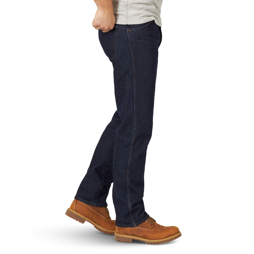 The overall display effect of the side of men's jeans