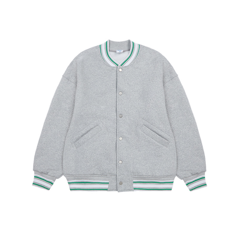 Basic Varsity jacket(Gray)