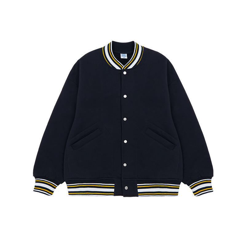 Basic Dark blue Varsity jacket