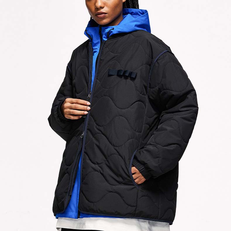 Couple's quilted cotton jacket